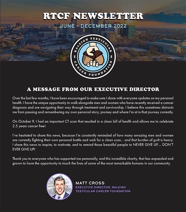 Cover of RTCF Winter Newsletter