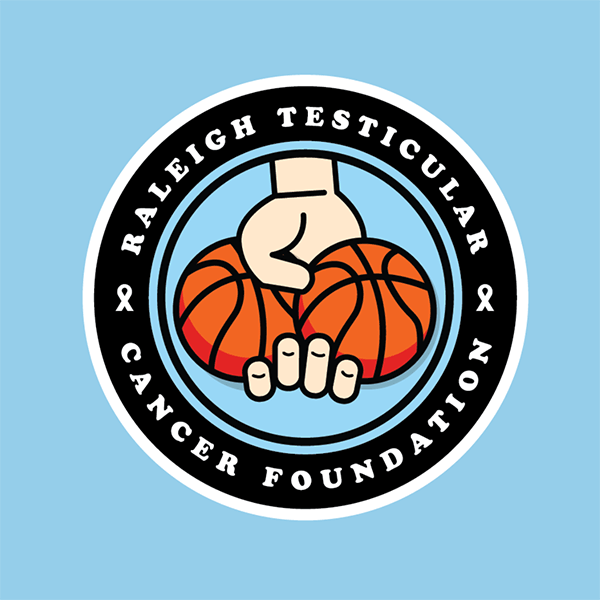 Graphic showing Baskets for Balls Tournament logo over light blue background